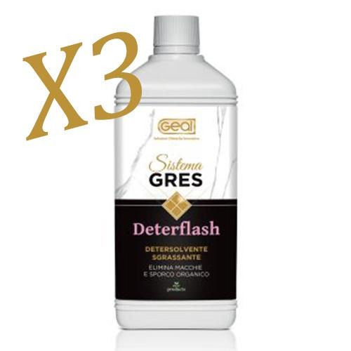 Detersolvente Sgrassante per macchie di origine organica e oleosa 3X1L Geal DETERFLASH Prezzo Offerta - Eternal Parquet
