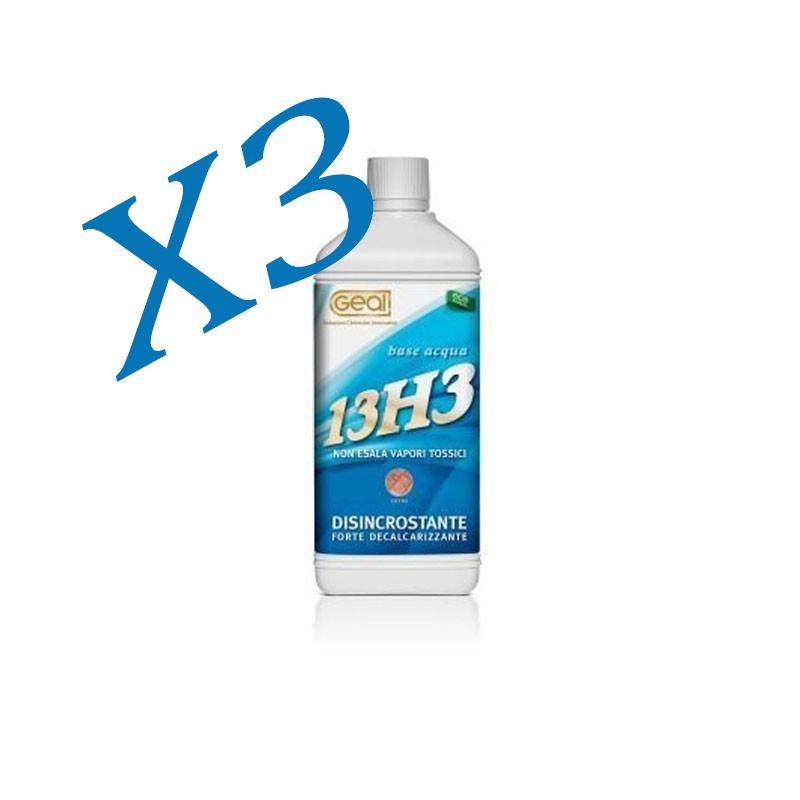 Disincrostante forte Decalcarizzante rimuove macchie di cemento malta ecc 3X1L Geal 13H3 Prezzo Offerta - Eternal Parquet