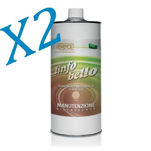 Manutenzione rigenerante protegge superfici in legno 2X1L Geal LINFOBELLO Prezzo Offerta - Eternal Parquet