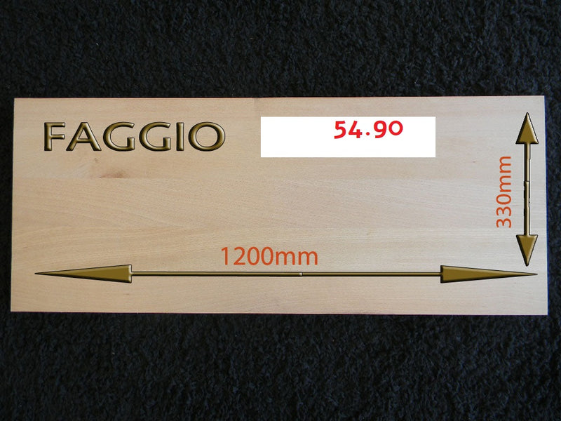 Gradini massicci per scala in FAGGIO 1300x320x30mm - Eternal Parquet
