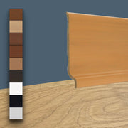 Battiscopa zoccolino  in PVC rigido 70x9 vari colori e decori (prezzo al metro lineare) - Eternal Parquet