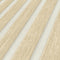 Rotolo da 5 mq di Carta da Parati LAMELLI LEGNO MILLERIGHE 3D effetto Boiserie SBIANCATO