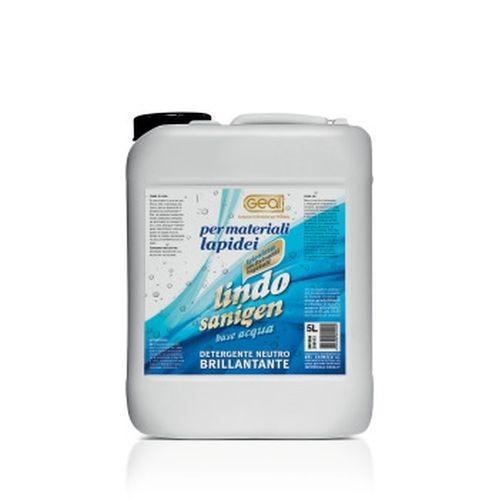 Detergente neutro Brillantante per ogni superficie lavabile anche trattata 5L Geal LINDO SANIGEN Prezzo Offerta - Eternal Parquet