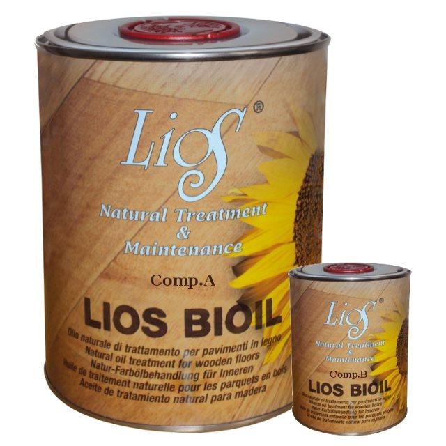 Lios bioil 2k trattamento protettivo bicomponente per parquet pavimenti in legno 1L+0.1L Chimiver - Eternal Parquet