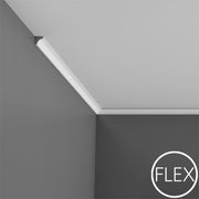ML 110 di Cornice SOFFITTO/PARETE FLESSIBILI (C250FLEX) 200X1,5X1,5 - Eternal Parquet