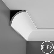 ML 36 di Cornice SOFFITTO/PARETE FLESSIBILI (C240FLEX) 200X8X8 - Eternal Parquet