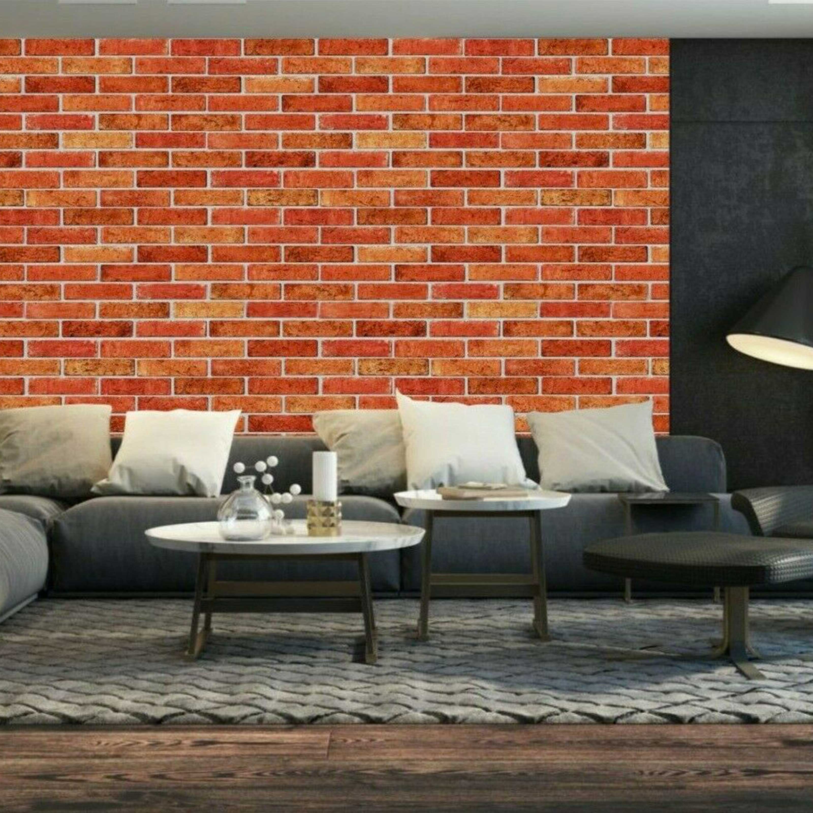 Pannelli 3D Rivestimento a parete in PVC effetto MATTONI COTTO Realistici e isolanti. - Eternal Parquet