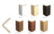 60ML Paraspigolo profilo angolare in Legno massiccio di AYOUS 45x45 in 6 colori - Eternal Parquet