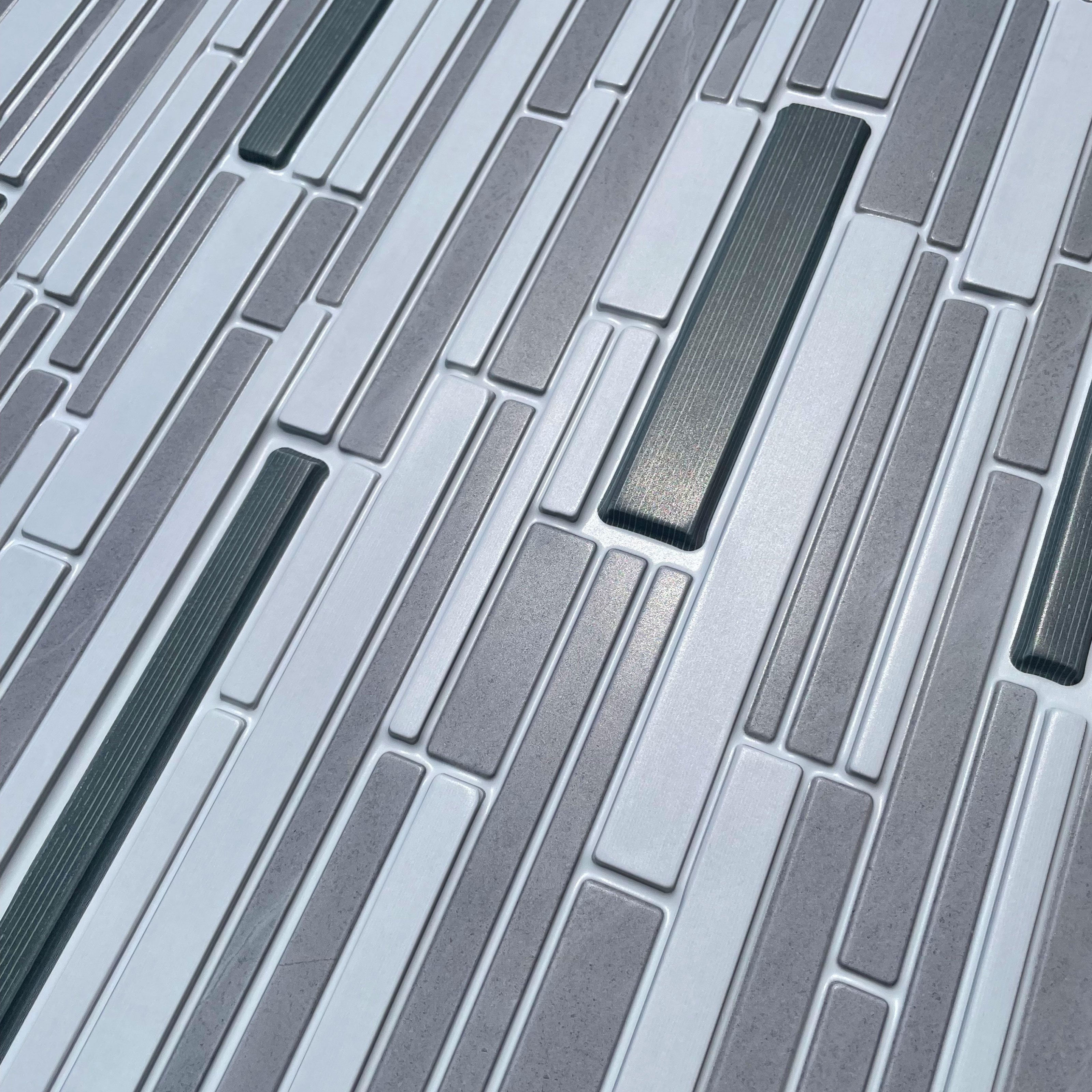 MAXI Pannelli 3D HI-RES Rivestimento a parete in PVC - PATCHWORK LAPIDEO- Realistici e isolanti. - Eternal Parquet