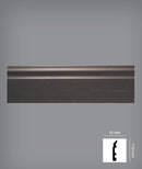 Battiscopa passacavo DUCALE in polistrutturato inscalfibile ML 96 4 colori 15x110 - Eternal Parquet