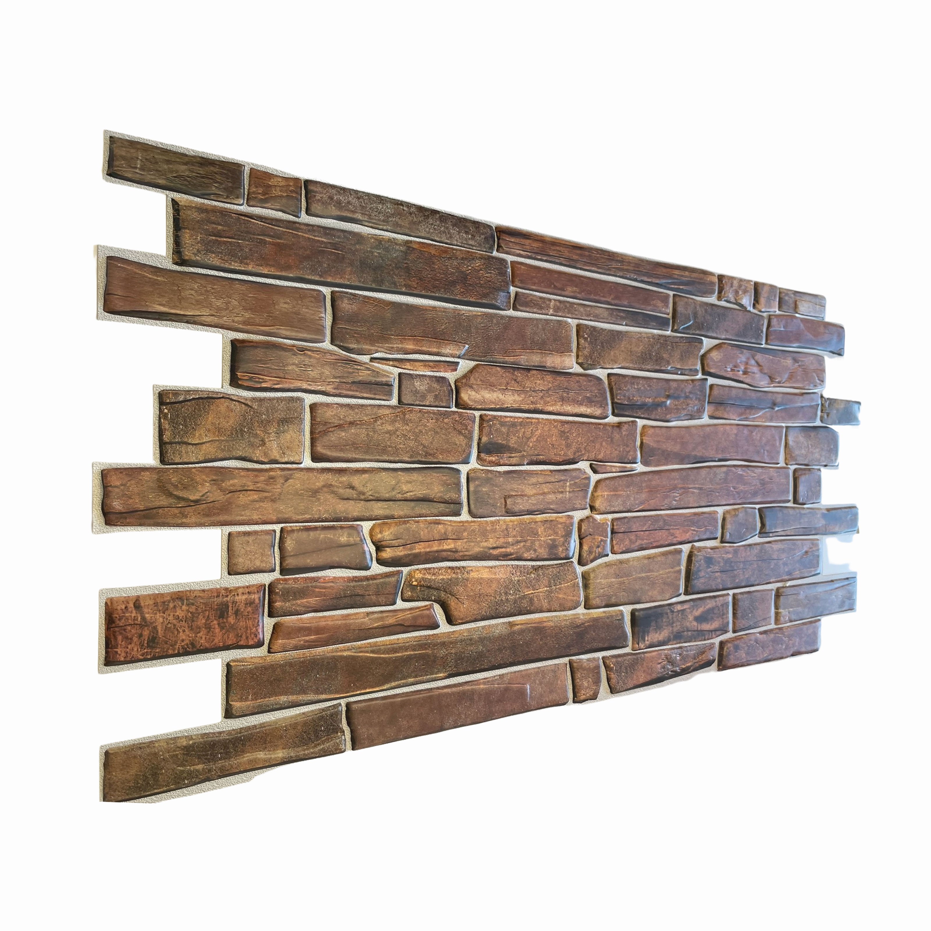 MAXI Pannelli 3D HI-RES Rivestimento a parete in PVC - PIETRA ANTICA- Realistici e isolanti. - Eternal Parquet
