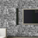 Pannelli 3D Rivestimento a parete in PVC effetto PIETRA GRIGIA  Realistici e isolanti.