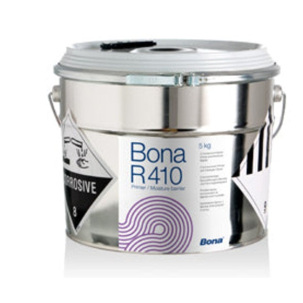 Résine époxy bi-composant Bona R410 à action consolidante et imperméabilisante pour supports très humides - SEAU DE 5KG