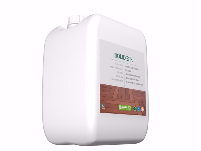 SOLID DECK 5 Litri - Olio all'Acqua Antisdrucciolo per Decking da Esterno - Eternal Parquet