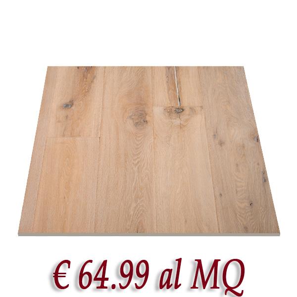 MAXILISTONE STYLEFLOORING "mod.RUSTIKAL WEIB" Quercia Selvatica sbiancata spazzolato, bordi smussati e oliato 189X15X1860 Posa incollata o flottante - Eternal Parquet