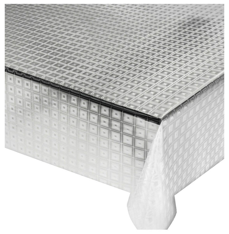 Transparent PVC tablecloth H140 embossed 3D stain resistant