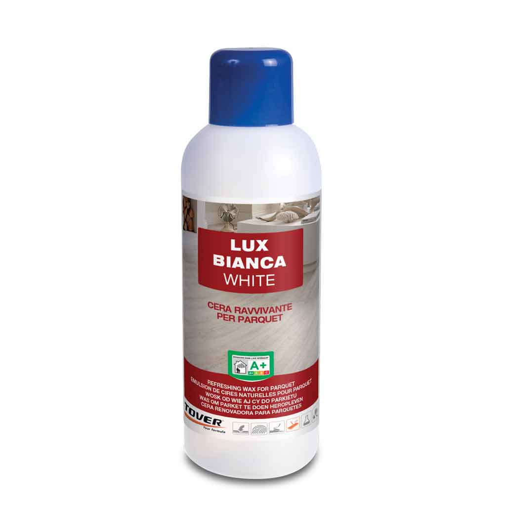 LUX BIANCA LT. 1 Cera all'Acqua per parquet Sbiancati - Professionale A+ - Eternal Parquet