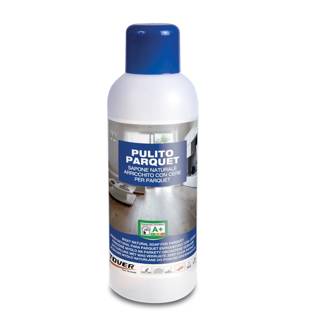 PULITO PARQUET LT.1 sapone naturale per parquet arricchito con cere a pH neutro. - Eternal Parquet