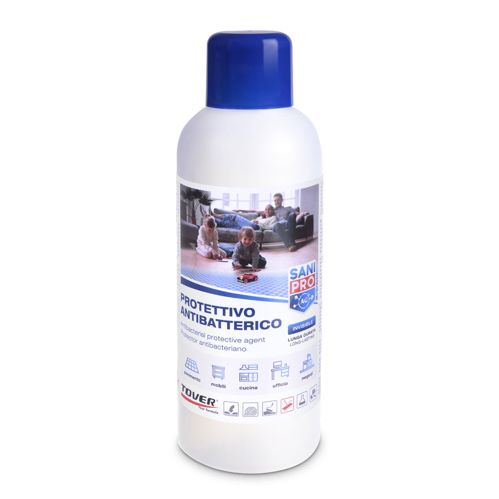 Sanipro 1 lt protettivo Per tutte le superfici ad azione antibatterica agli Ioni d'Argento - Eternal Parquet