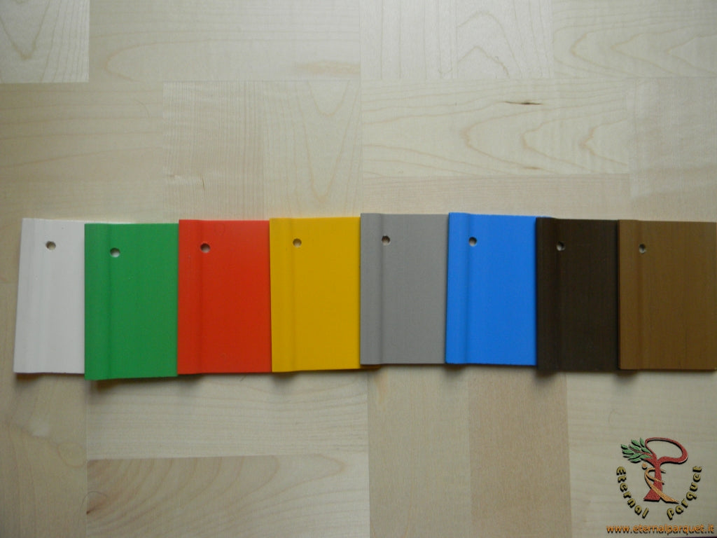 Battiscopa Unydeco in PVC 70x9 colori pastello pacco da 100 metri lineari - Eternal Parquet