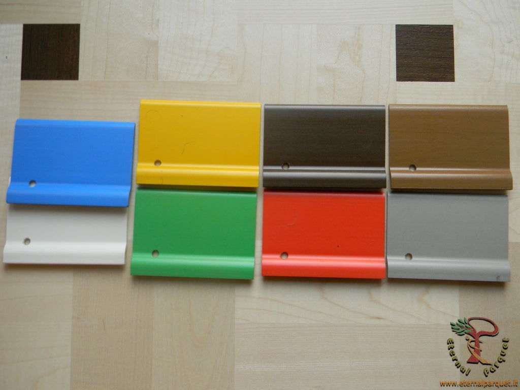 Battiscopa Unydeco in PVC 70x9 colori pastello pacco da 100 metri lineari - Eternal Parquet