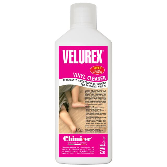 Velurex Vinyl Cleaner detergente sanificante pavimenti vinilici 1LX3 -5-10-25 Lt - Eternal Parquet