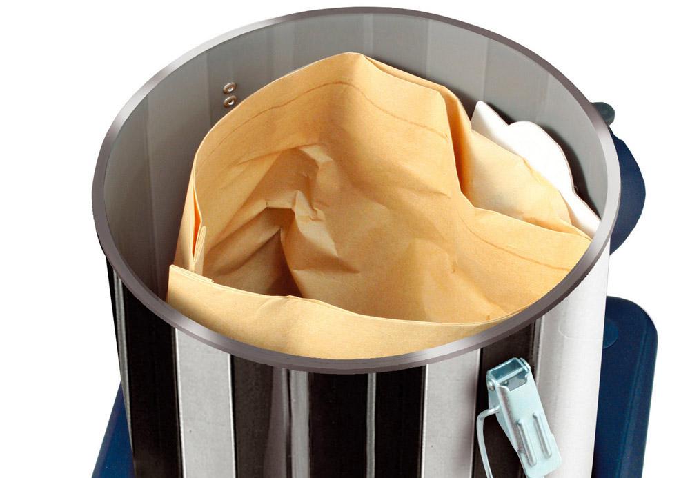 "829 P" ASPIRAPOLVERE SOLIDI LIQUIDI PROFESSIONALE 1100W WIRBEL CARRELLO 4 RUOTE - Eternal Parquet