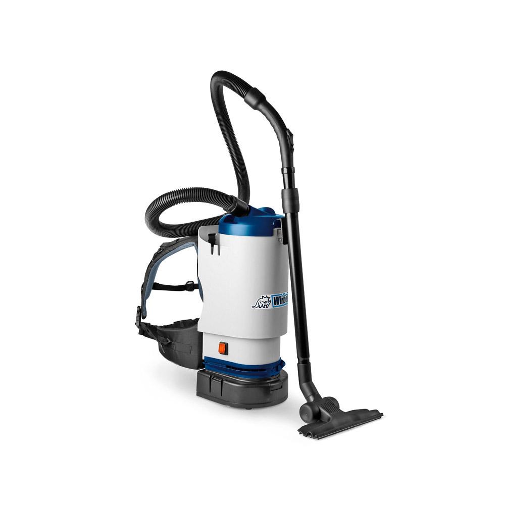 "W1 BC" ASPIRAPOLVERE ZAINETTO PROFESSIONALE 330W CON BATTERIA AL LITIO WIRBEL - Eternal Parquet